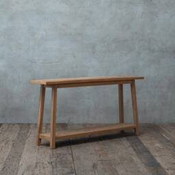 Reclaimed Teak Wood Console Table Entryway & Hallway Furniture - thumbnail 2