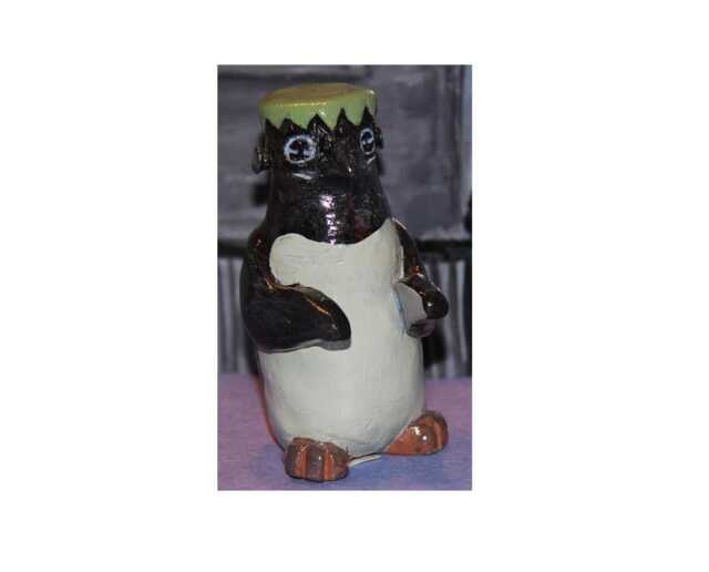 Frankenstein Penguin Figurine - image 1