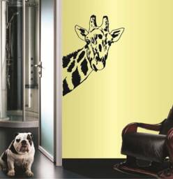 In-Style Decals Wall Vinyl Decal Home Decor Art Sticker Giraffe Animal Zoo Kids Living Room Nursery Play Removable Mural Design 404 - thumbnail 1
