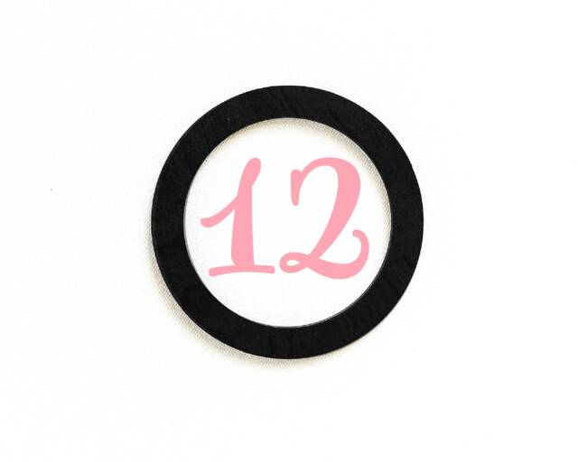 Wood Circle Marker, Milestone Blanket Month Baby Shower Gift, Photo Prop, Keepsake - image 1