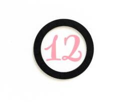 Wood Circle Marker, Milestone Blanket Month Baby Shower Gift, Photo Prop, Keepsake - thumbnail 1