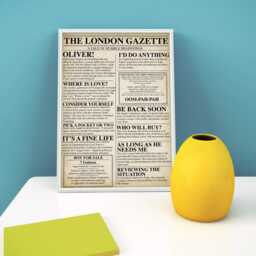Oliver Musical Poster - Newspaper Style, Broadway West End Art - thumbnail 3