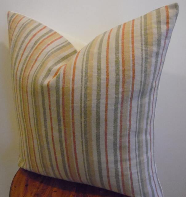 Woven Stripe.holidays Decor.neutrals.christmas.pillow Covers.slipcovers.toss Pillows.throw Pillows.cushion Covers - image 1