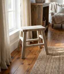 Wooden Stool - thumbnail 1