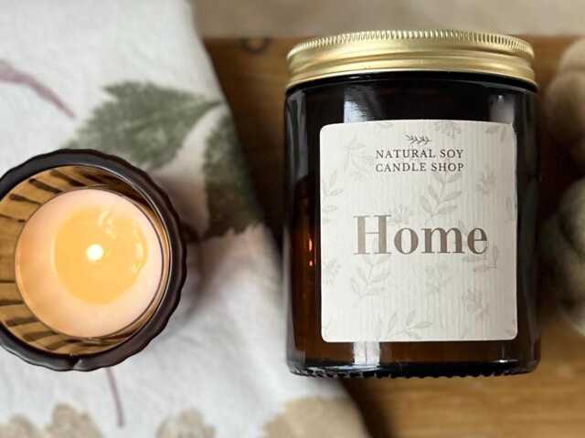 Cosy Home Candle, Luxury Sandalwood & Vanilla Candle - image 1