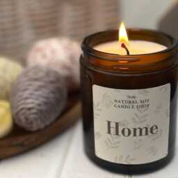 Cosy Home Candle, Luxury Sandalwood & Vanilla Candle - thumbnail 2