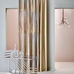 Luxury Sale % Scaladreamy Gold&transparent Decorative Fabric Curtain 3 Meters High Pleated Nya Nordiska - thumbnail 2