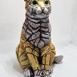 Cat Statue - Figurine Geometric Cat Trending Mothers Day Gift Birthday Lover Easter For Lovers - thumbnail 2