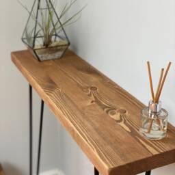 Rala - Scandi // Scandinavian Entryway Console Table With Hairpin Legs - thumbnail 3
