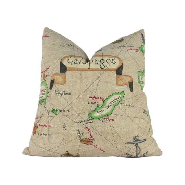 Sanderson - Galapagos Parchment Cushion Cover Throw Pillow Designer Home Decor - image 1