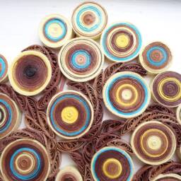 Quilled Paper Tree Wall Art Modern Abstract Home Decor - thumbnail 2