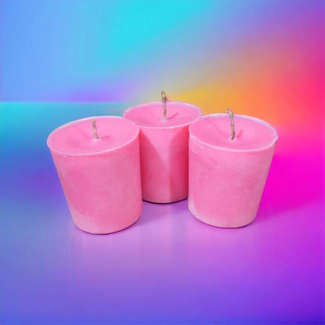 strawberry Mango Scented Soy Candle Votives Rustic Farmhouse Home Decor Fragrance - image 1