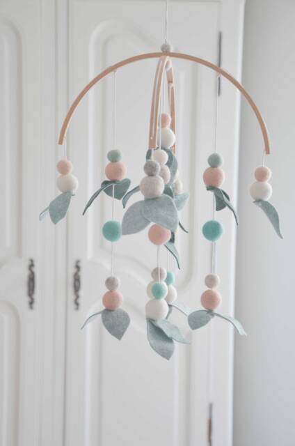 Baby Forest Mobile With Leafs For Decoration - image 1