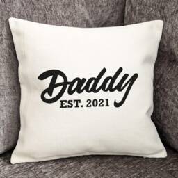 Personalised Dad Cushion Cover, Daddy Fathers Day Gift, Present, Gifts - thumbnail 2