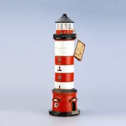 Handmade Ceramic Nida Lighthouse Candle Holder - Lithuania Coastal Decor Nautical Tealight Lantern Gift For Sea Lovers - thumbnail 2