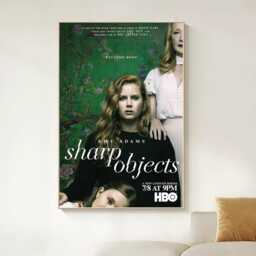 Sharp Objects Movie Poster, Movie Prints For Cinema Rooms, Wall Art Decor Print, Film Posters, Custom Photo Print - thumbnail 2