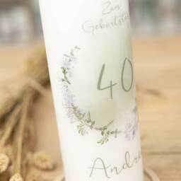 Birthday Candle For The 40Th Anniversary As A Birthday Gift - thumbnail 3