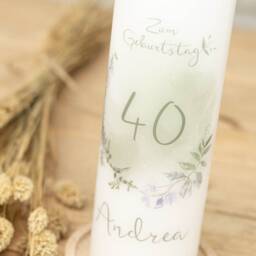 Birthday Candle For The 40Th Anniversary As A Birthday Gift - thumbnail 2