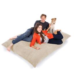 Jumbo Corduroy Slab Bean Bag, Handmade in The Uk, Beans Included, Adult & Kid Sizes Available - thumbnail 3