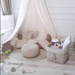 Crochet Round Rug For Children's Rooms - Suitable Sitting Areas Or Bathrooms - thumbnail 2