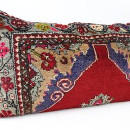Kilim Pillow Covers, Throw Cover, 20x38 Red Cushion Case, Rug Custom Gift Natural 13 - thumbnail 3