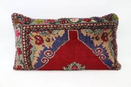 Kilim Pillow Covers, Throw Cover, 20x38 Red Cushion Case, Rug Custom Gift Natural 13
