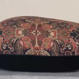 Ralph Lauren Lakota Paisley Charcoal Fabric Cushion Cover 55x55 cm - thumbnail 2
