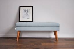 Lovare Bench With Storage For Rossi Furniture Upholstered Quilted Modern - thumbnail 1