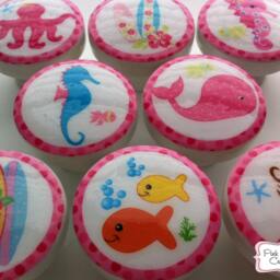 8 Key West Mermaid North Shore Knobs Under The Sea Kids Nursery Room Hibiscus Seahores Summer Surf Drawer Pull Bedding Decor Ocean - thumbnail 2