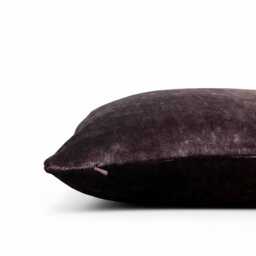 "Purple Velour Velvet Pillow Cover, 36"" X 14"" Lumbar, 18"" 18" - thumbnail 2