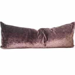 "Purple Velour Velvet Pillow Cover, 36"" X 14"" Lumbar, 18"" 18" - thumbnail 3