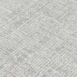 Silver Flat Rug Soft Textured Polyester, Modern Minimalist Decor - thumbnail 2