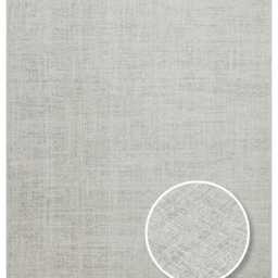 Silver Flat Rug Soft Textured Polyester, Modern Minimalist Decor - thumbnail 3