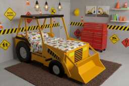 Front End Loader - Twin Or Crib Size Bed Woodworking Plan - thumbnail 1