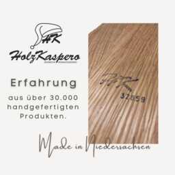 Large Designer Clock Kasper'o'clock Made Of Oak - thumbnail 4