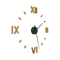 Large Designer Clock Kasper'o'clock Made Of Oak - thumbnail 3
