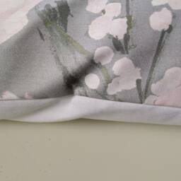Cushion Cover in Laura Ashley Lottie Pink & Grey Flowers 16 - thumbnail 2