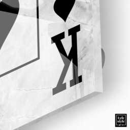 King Of Spades Acrylic Glass Art Luxury Poker Room Decor - thumbnail 2