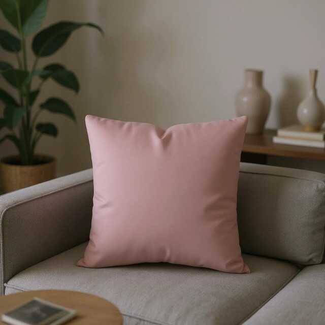 Dusty Pink Velvet Cushion Covers - Soft Matt Size Choice, Square & Lumbar Pillows - image 1