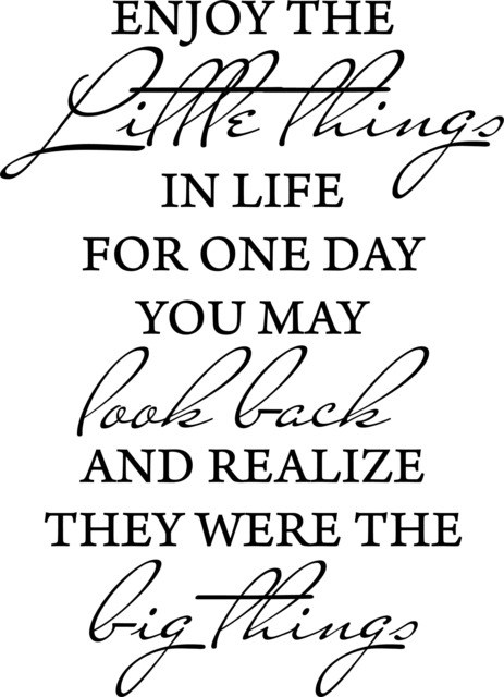 Enjoy The Little Things in Life Printable Wall Art