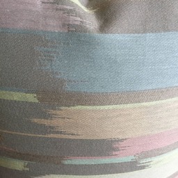 Handmade Pastel Stripe Pillow Cover, Boho Southwestern Tapestry - thumbnail 3