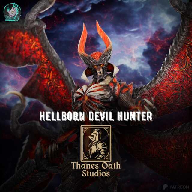 Hellborn Devil Hunter - Demon King Warrior Dante Sdt Resin Figure 16K - image 1