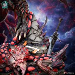 Hellborn Devil Hunter - Demon King Warrior Dante Sdt Resin Figure 16K - thumbnail 4
