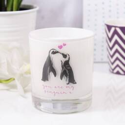 You're My Penguin Scented Valentine's Day Candle - Lover Anniversary Gift Love Quote - thumbnail 2