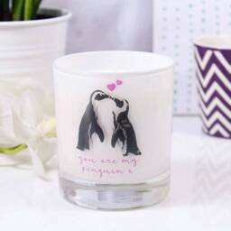 You're My Penguin Scented Valentine's Day Candle - Lover Anniversary Gift Love Quote - thumbnail 1