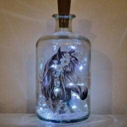 Led Horse Bottle Lamp - thumbnail 4