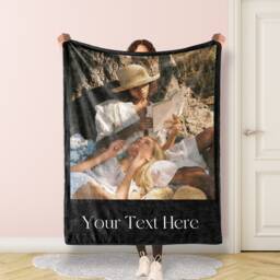Personalized Best Friend Photo Blanket Collage, Blanket, Picture With Text, Memorial Best Friend Gift - thumbnail 2
