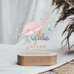 Personalized Night Light For Kids Girls Boys, Customized Gifts Baby Bedroom, Nursery Decor Light, Room Birthday Christmas - thumbnail 3