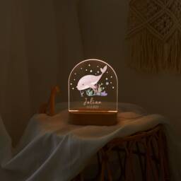 Personalized Night Light For Kids Girls Boys, Customized Gifts Baby Bedroom, Nursery Decor Light, Room Birthday Christmas - thumbnail 1