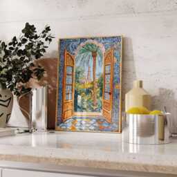 Henri Matisse Poster, Islamic Decor, Arabic Wall Art, Floral Print, Landscape Botanical Print - thumbnail 2